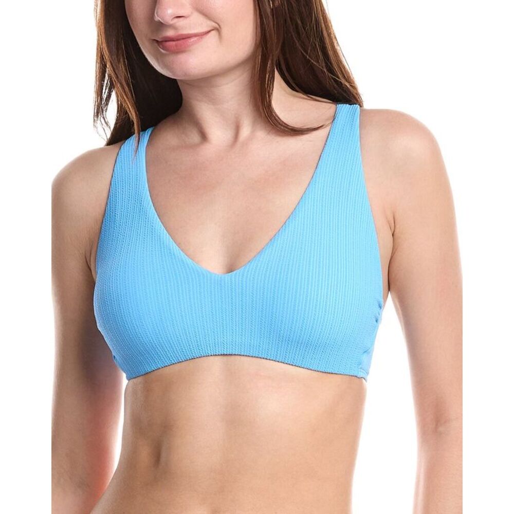Next Womens  Plunge Rem V Neck Bralette, Blue